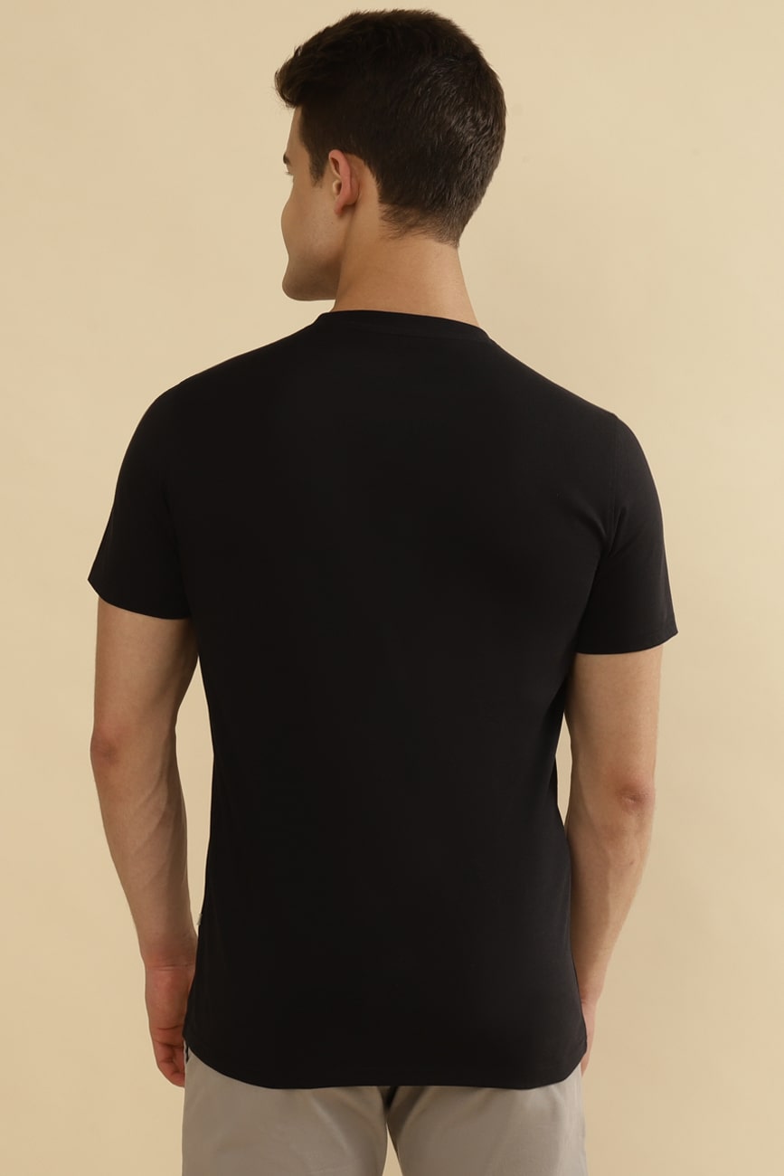 EGO Single Jersey 100% Cotton T-Shirt - Black