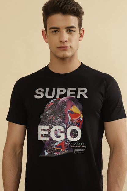 EGO Single Jersey 100% Cotton T-Shirt - Black