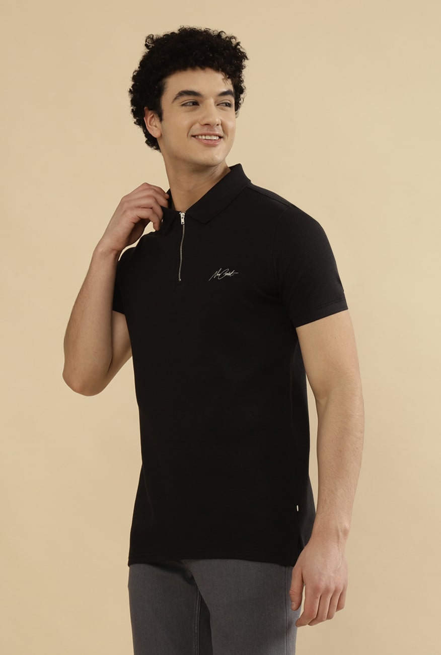 ZORO Waffle 100% COTTON T-Shirt – Black