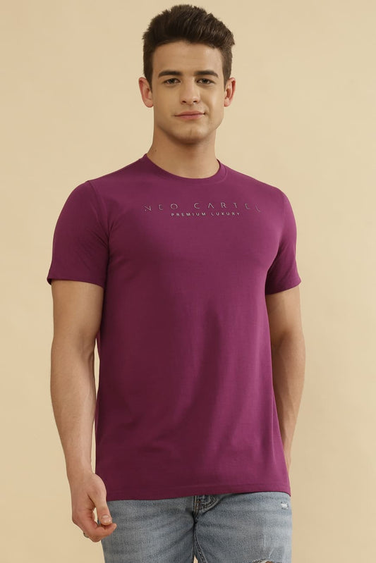 Jericho Single Jersey 100% Cotton T-Shirt – Purple