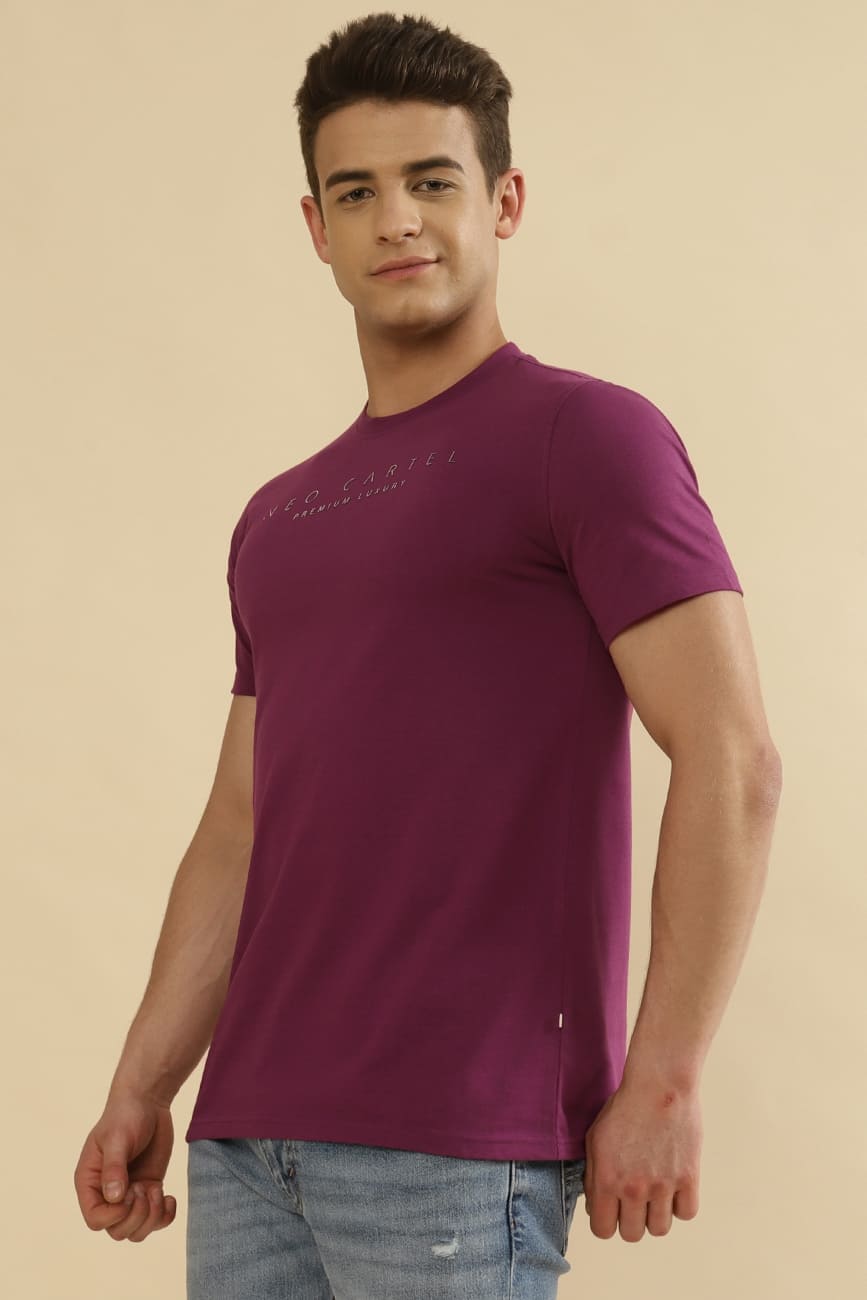 Jericho Single Jersey 100% Cotton T-Shirt – Purple