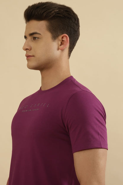 Jericho Single Jersey 100% Cotton T-Shirt – Purple