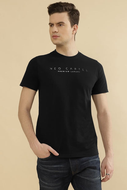 Jericho Single Jersey 100% Cotton T-Shirt – Black