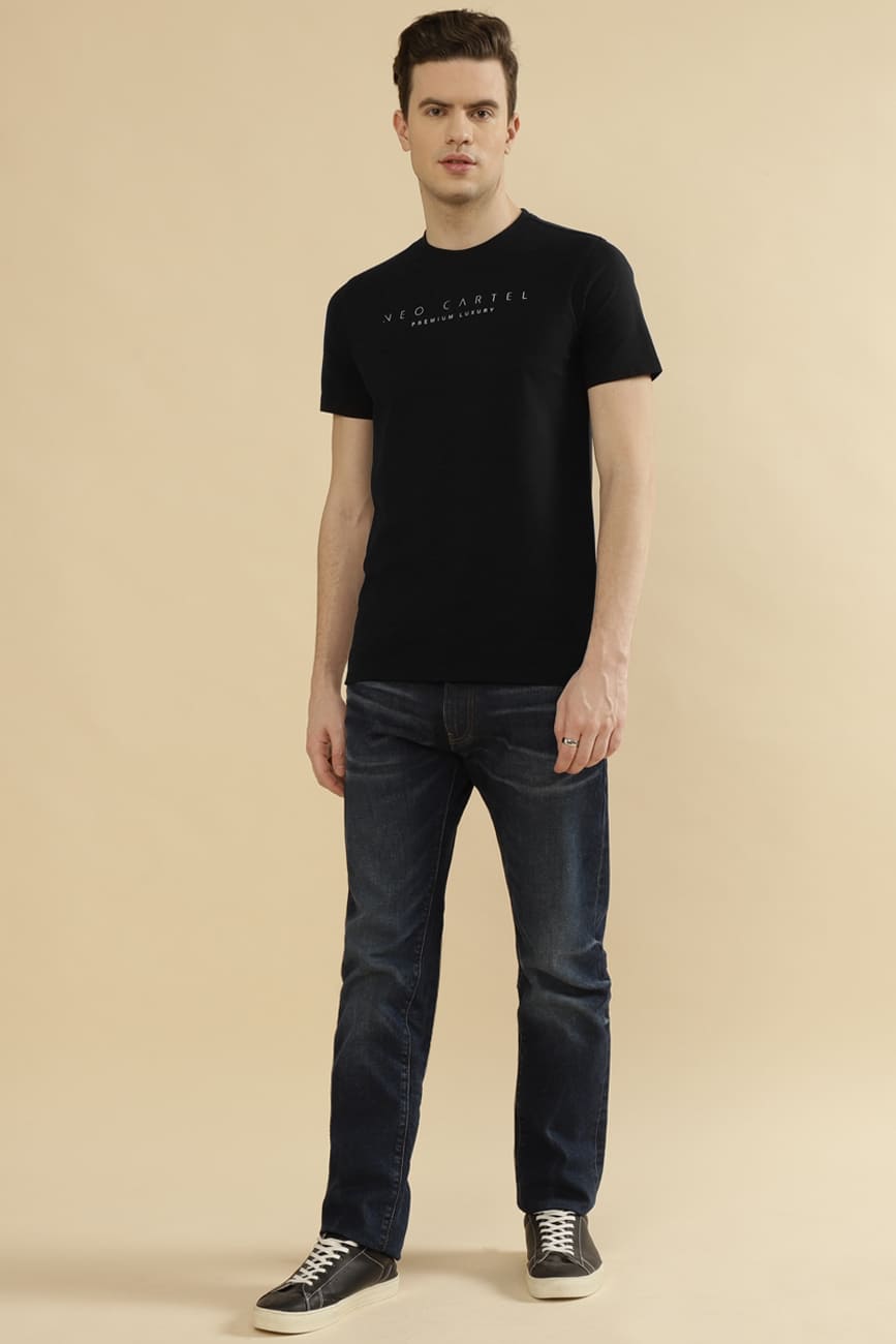 Jericho Single Jersey 100% Cotton T-Shirt – Black