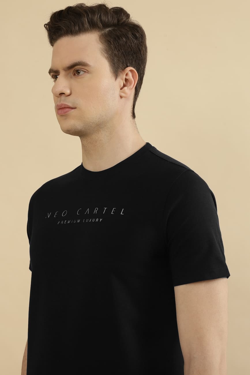 Jericho Single Jersey 100% Cotton T-Shirt – Black