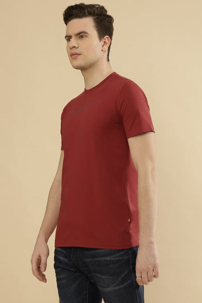 Jericho Single Jersey 100% Cotton T-Shirt – Roof Red