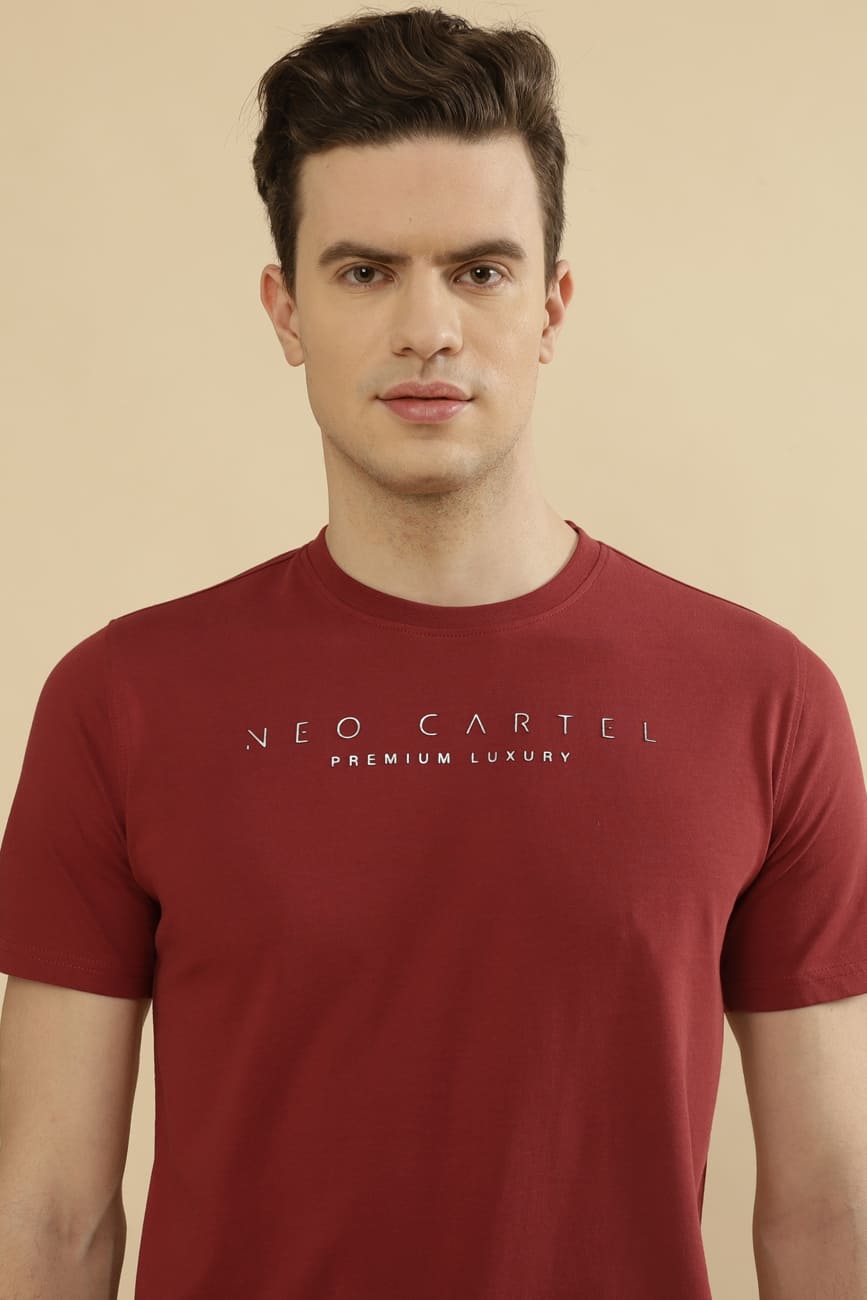 Jericho Single Jersey 100% Cotton T-Shirt – Roof Red