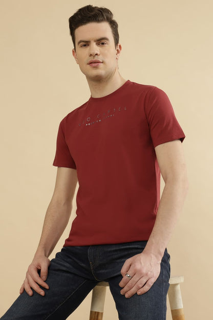 Jericho Single Jersey 100% Cotton T-Shirt – Roof Red