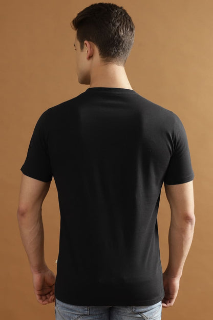 SAM Single Jersey 100% Cotton T-Shirt – Black