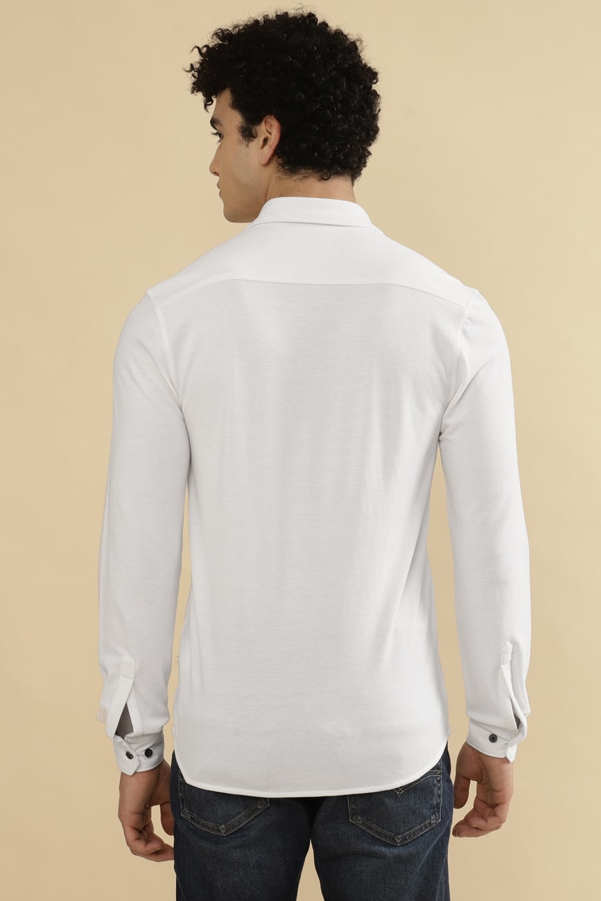 BOLT Pique 60% COTTON – White