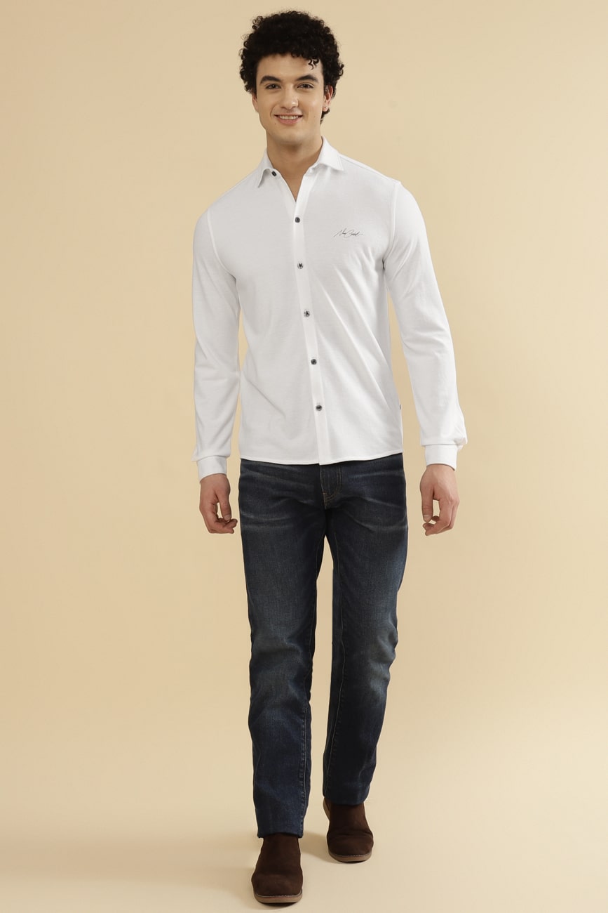 BOLT Pique 60% COTTON – White