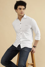 BOLT Pique 60% COTTON – White