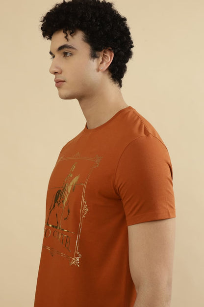 GOTHAM Single Jersey 100% Cotton T-Shirt – Terracotta