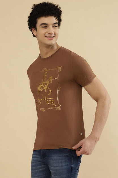 GOTHAM Single Jersey 100% Cotton T-Shirt – Taupe