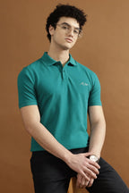 CRUZ Pique 100% COTTON T-Shirt – TEAL