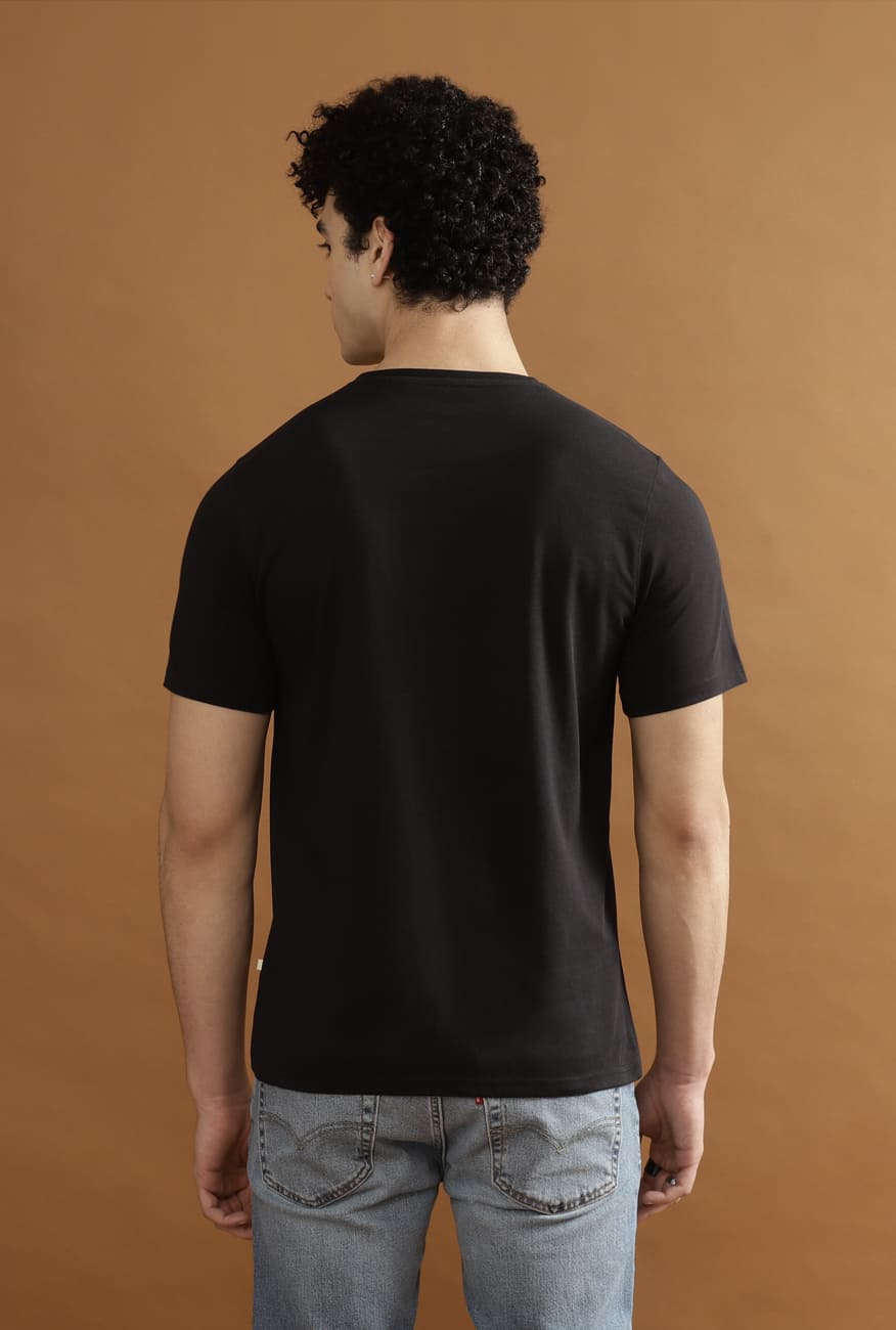 Harold Single Jersey 100% Cotton T-Shirt – Black