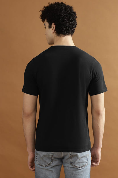 ZENSKY Single Jersey 100% Cotton T-Shirt – Black