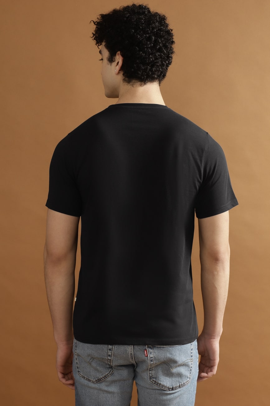 DAN Single Jersey 100% Cotton T-Shirt – Black