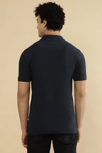 CRUZ Pique 100% COTTON T-Shirt – NAVY